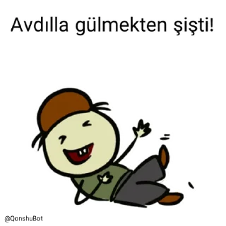 🤣 emoji Avdılla @Qonshubot Telegram sticker 23 of 31