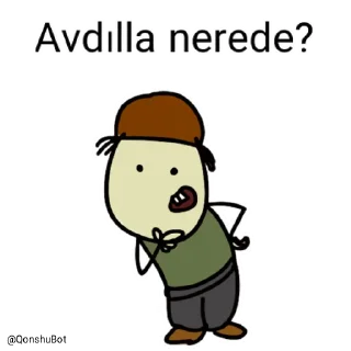 🤔 emoji Avdılla @Qonshubot Telegram sticker 5 of 31