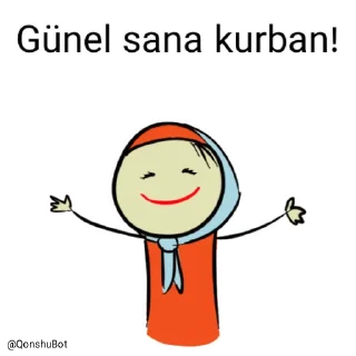 🤗 emoji Günel @Qonshubot Telegram sticker 18 of 31