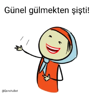 🤣 emoji Günel @Qonshubot Telegram sticker 23 of 31