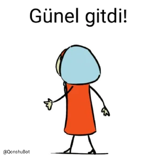 Sticker from Günel @Qonshubot