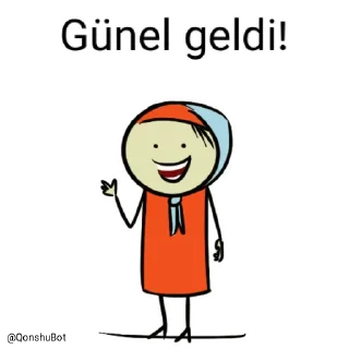Sticker from Günel @Qonshubot