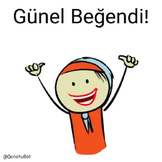 👍 emoji Günel @Qonshubot Telegram sticker 20 of 31