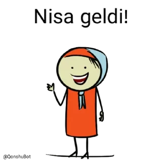 ✋️ emoji Nisa @Qonshubot Telegram sticker 1 of 31