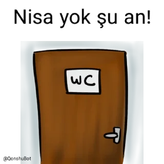 🚽 emoji Nisa @Qonshubot Telegram sticker 22 of 31