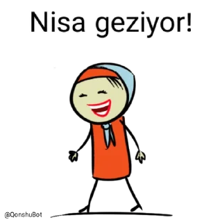 🚶‍♂️ emoji Nisa @Qonshubot Telegram sticker 10 of 31