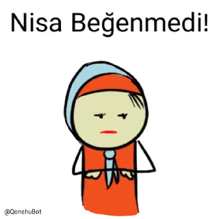 👎 emoji Nisa @Qonshubot Telegram sticker 21 of 31