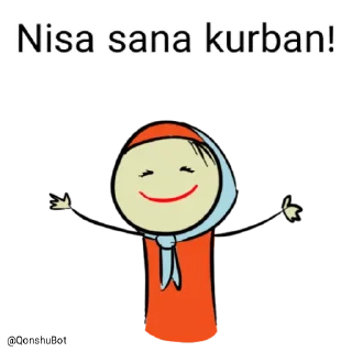🤗 emoji Nisa @Qonshubot Telegram sticker 18 of 31