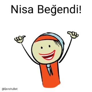 👍 emoji Nisa @Qonshubot Telegram sticker 20 of 31