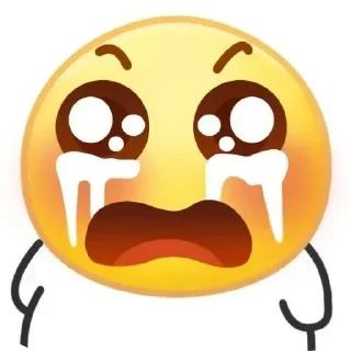 😭 emoji @BlankSpace_ChatBot Telegram sticker 24 of 120