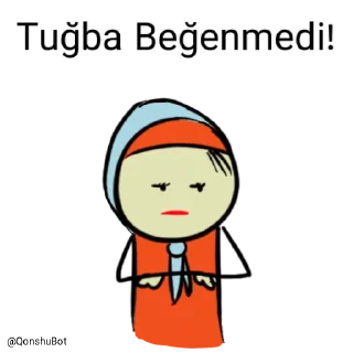 👎 emoji Tuğba @Qonshubot Telegram sticker 21 of 31