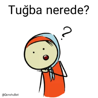 🤔 emoji Tuğba @Qonshubot Telegram sticker 5 of 31