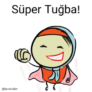 😎 emoji Tuğba @Qonshubot Telegram sticker 6 of 31