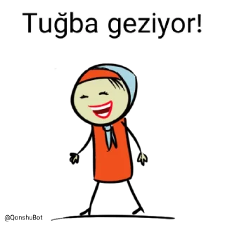 🚶‍♂️ emoji Tuğba @Qonshubot Telegram sticker 10 of 31