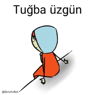 😓 emoji Tuğba @Qonshubot Telegram sticker 11 of 31