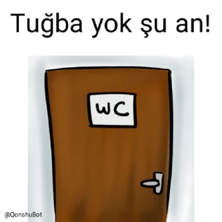 🚽 emoji Tuğba @Qonshubot Telegram sticker 22 of 31