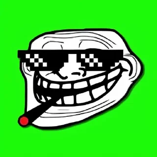 Sticker from Trollface