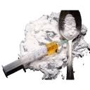Sticker from drugs