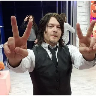 Sticker from Norman Reedus @Nekostickerss