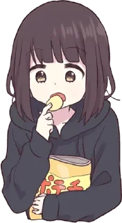 🍟 emoji Menhera-chan @English_World_Chatting Telegram sticker 21 of 112