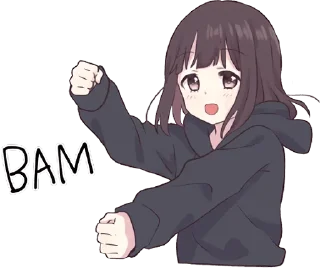 ✊ emoji Menhera-chan @English_World_Chatting Telegram sticker 11 of 112