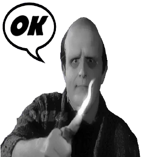 🆗 emoji @STIKERFORALL 🇮🇹FRANKENSTEIN JUNIOR Telegram sticker 23 of 30