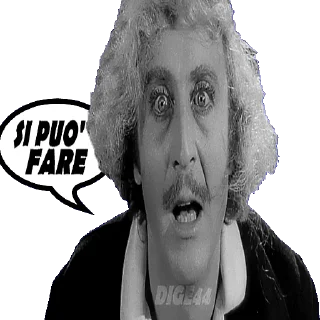🗣 emoji @STIKERFORALL 🇮🇹FRANKENSTEIN JUNIOR Telegram sticker 16 of 30