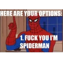 Sticker from Spider Man