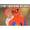Sticker from Spider Man
