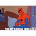Sticker from Spider Man