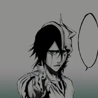 🕳 emoji Ulquiorra Cifer @numen_sticker Telegram sticker 9 of 70