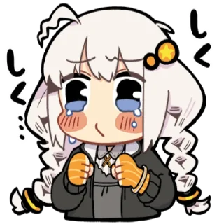 😢 emoji Kizuna Akari by sameanko Telegram sticker 9 of 32