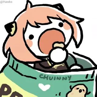 Sticker from 🥜 Anya Forger (@TodorokiShouto)
