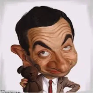 Sticker from Mr bean