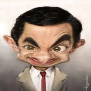 Sticker from Mr bean