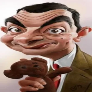 Sticker from Mr bean