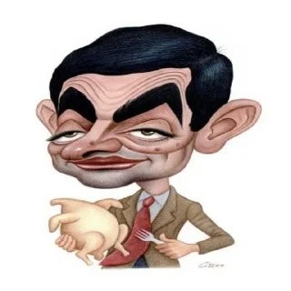 Sticker from Mr bean