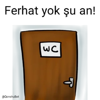🚽 emoji Ferhat @Qonshubot Telegram sticker 22 of 31