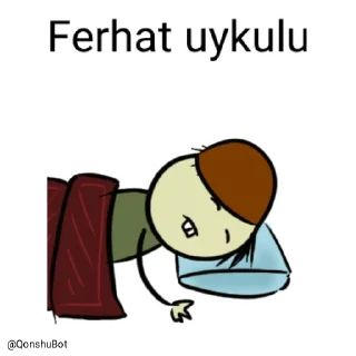 😴 emoji Ferhat @Qonshubot Telegram sticker 17 of 31