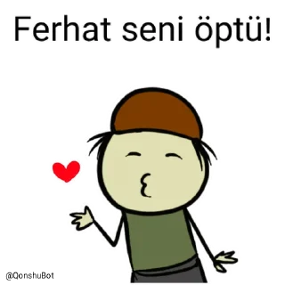 💋 emoji Ferhat @Qonshubot Telegram sticker 19 of 31