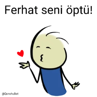 💋 emoji Ferhat @Qonshubot Telegram sticker 19 of 31