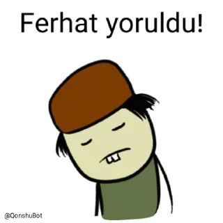 😣 emoji Ferhat @Qonshubot Telegram sticker 9 of 31