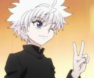 ✌️ emoji killua Telegram sticker 16 of 51