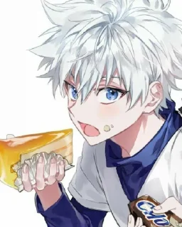 😋 emoji killua Telegram sticker 6 of 51