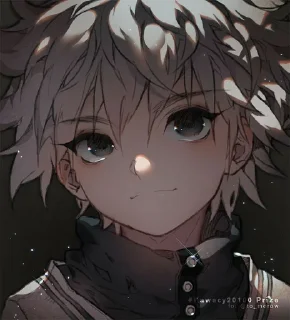 ☺️ emoji killua Telegram sticker 3 of 51