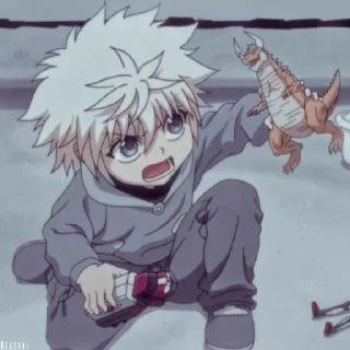 😡 emoji killua Telegram sticker 22 of 51