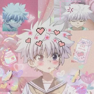 🥺 emoji killua Telegram sticker 2 of 51