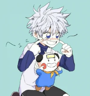 🥴 emoji killua Telegram sticker 5 of 51