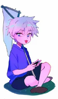 😝 emoji killua Telegram sticker 15 of 51