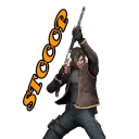 Sticker from Resident Evil